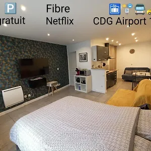 Autonome Cosy à 2km De Roissy En France Appartement